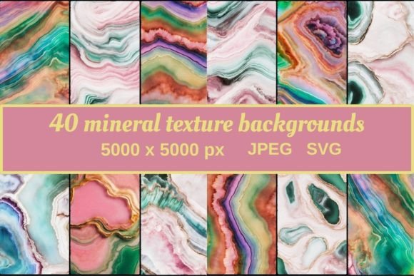 40 Mineral Texture Backgrounds: Nature's Palette for Your Projects