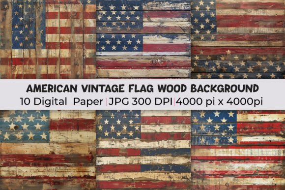 American Vintage Flag Wood Backgrounds: A Designer's Guide