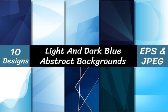 Blue Abstract Backgrounds for Modern Design Projects