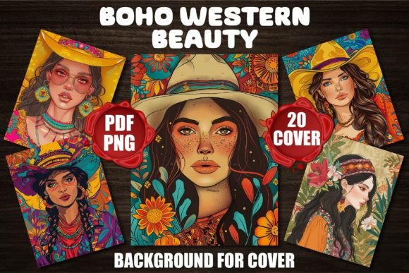 Boho Western Beauty Backgrounds: Your Creative Canvas