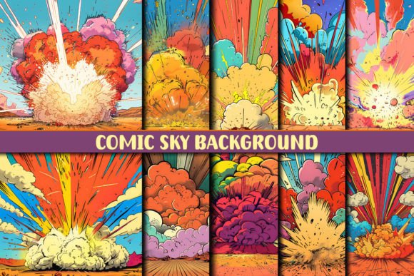 Comic Sky Backgrounds: A Designer's Guide to Dynamic Visuals