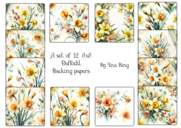 Daffodil Backgrounds: Infusing Floral Artistry into Modern Design