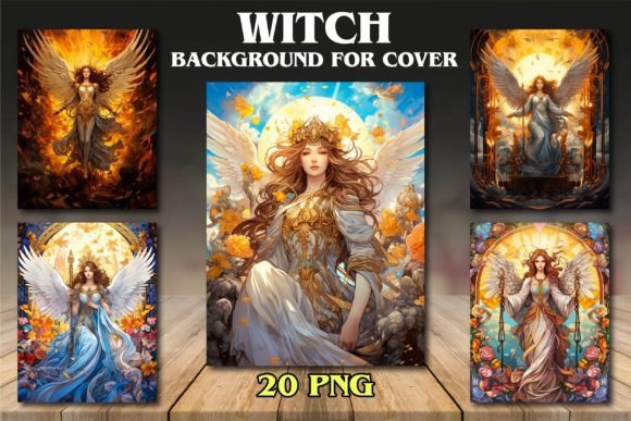 Enchanting Witch Backgrounds for Covers: A Designer's Grimoire