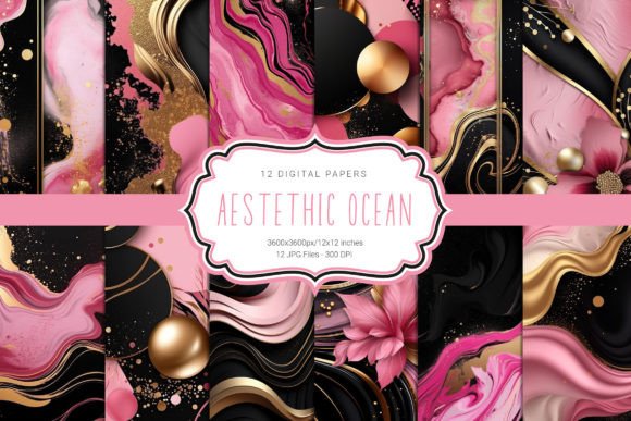 Pink & Gold Luxurious Backgrounds: Elevate Your Visuals