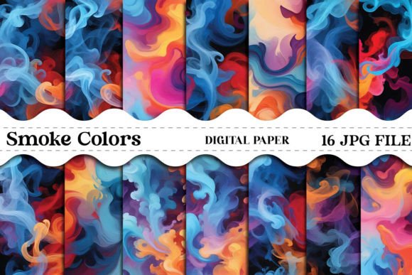 Smoke Colors Backgrounds Seamless Paper: Elevate Your Designs