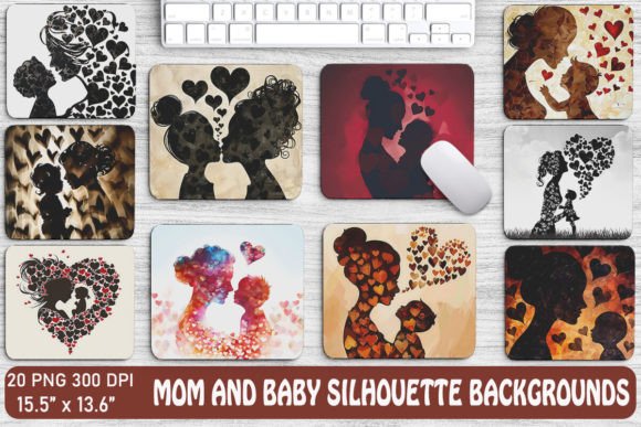 The Enduring Appeal of Mom and Baby Silhouette Backgrounds