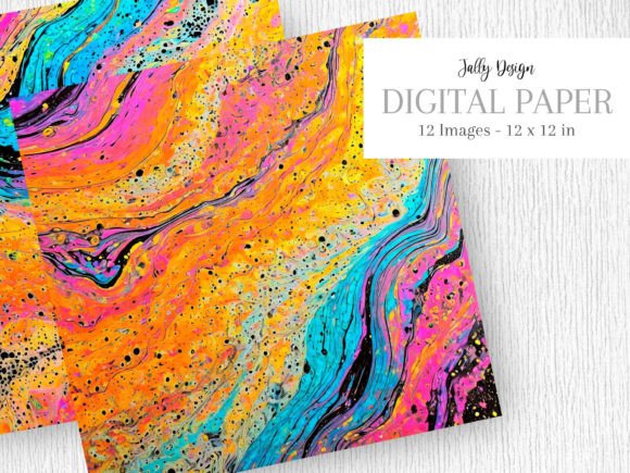 Unleashing Energy with Colorful Neon Powder Texture Backgrounds