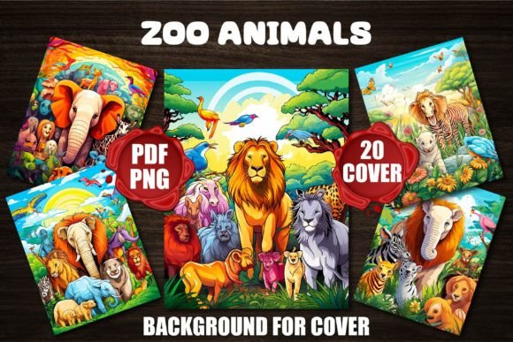 Zoo Animals Backgrounds: A Creative Asset for KDP